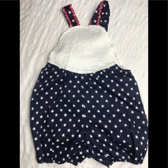 Girls Sailer Sunsuit with Hat and Pin Embroidered - Picture 5 of 10